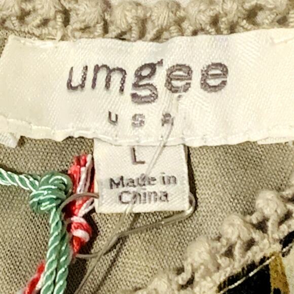 UMGEE NWT Dress L Tank Sleeveless Animal Print Leopard Boho Classic - Picture 2 of 8